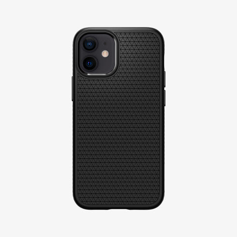 ACS01617 - iPhone 12 Pro Max Case Liquid Air in black showing the back